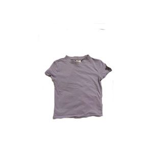 forever21 light purple high neck crop